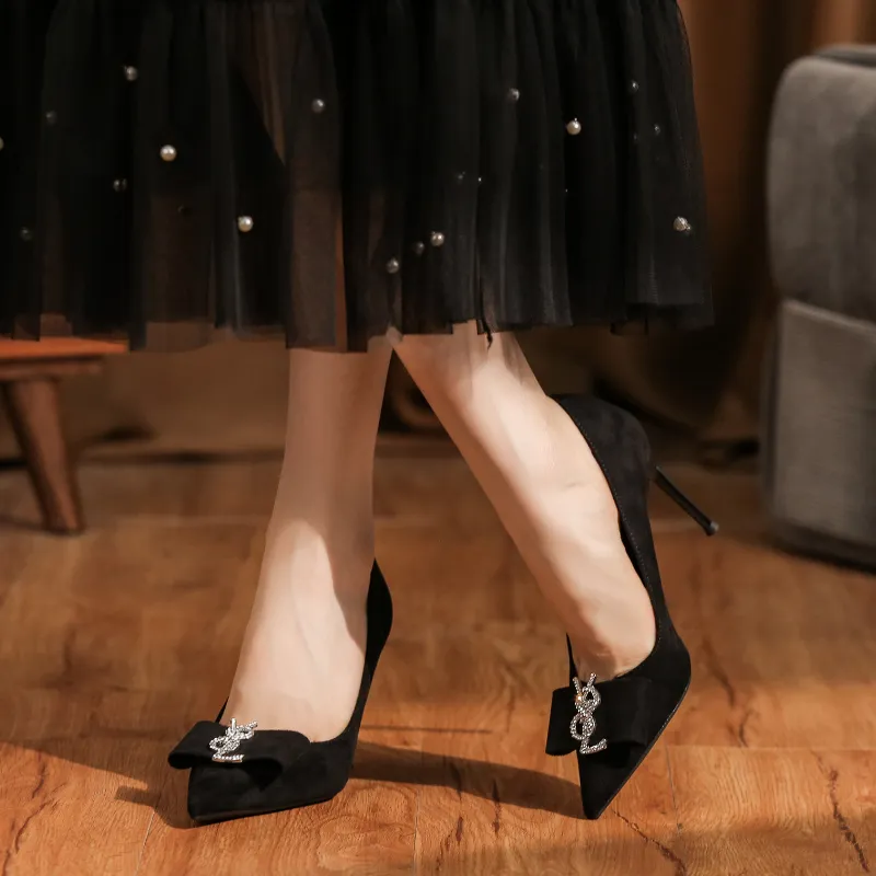 Zubumei Slim Heel High Heels Women's-4