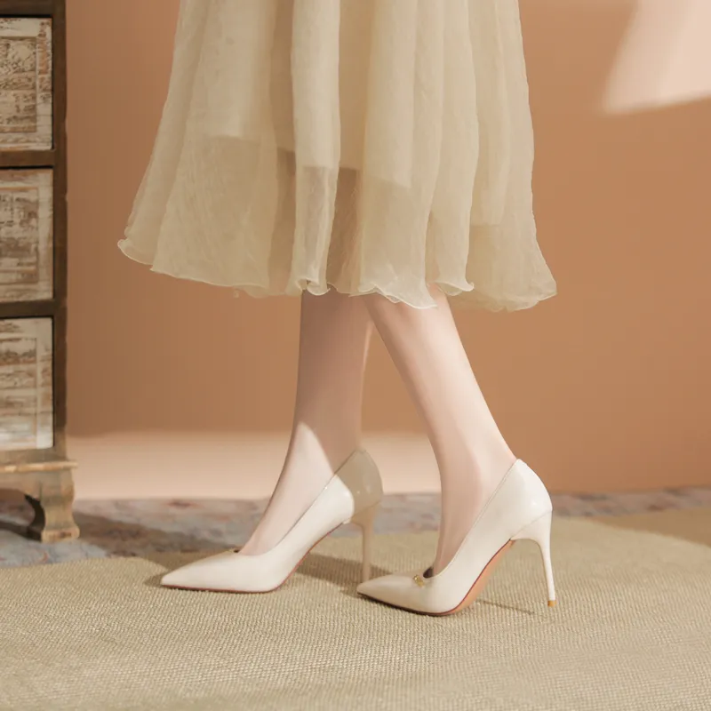 Zubumei Slim Heel High Heels Women's-24