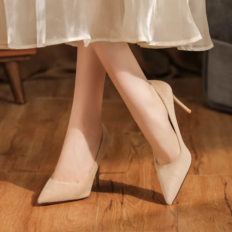 Zubumei Slim Heel High Heels Women's-9