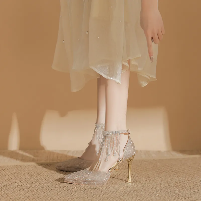 Zubumei Slim Heel High Heels Women's-7