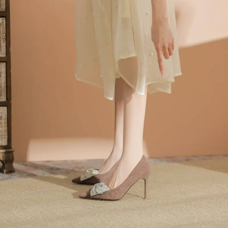 Zubumei Slim Heel High Heels Women's-9