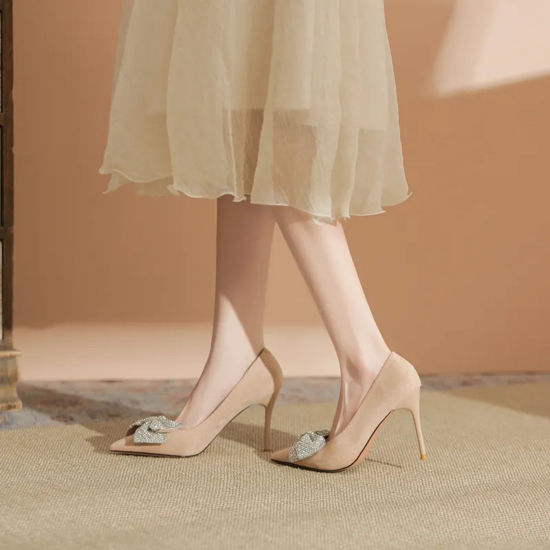 Zubumei Slim Heel High Heels Women's-20