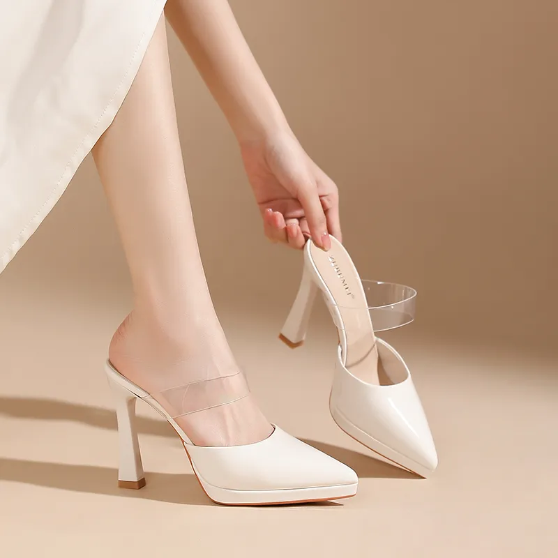 Zubumei Rubber Sole Closed Toe Slippers Women's-3