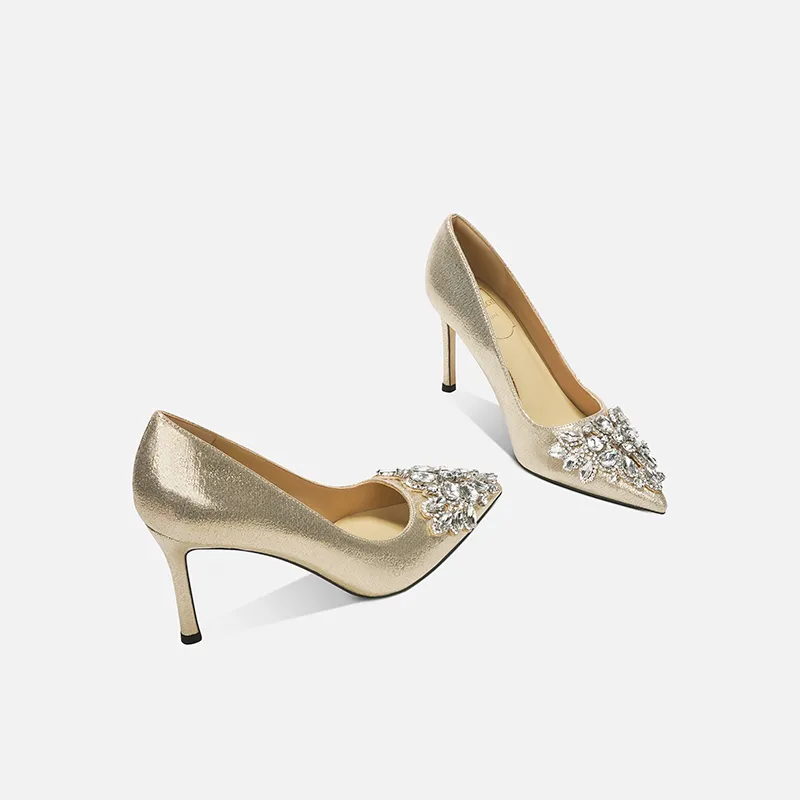 Zubumei Slim Heel High Heels 8CM Women's-8