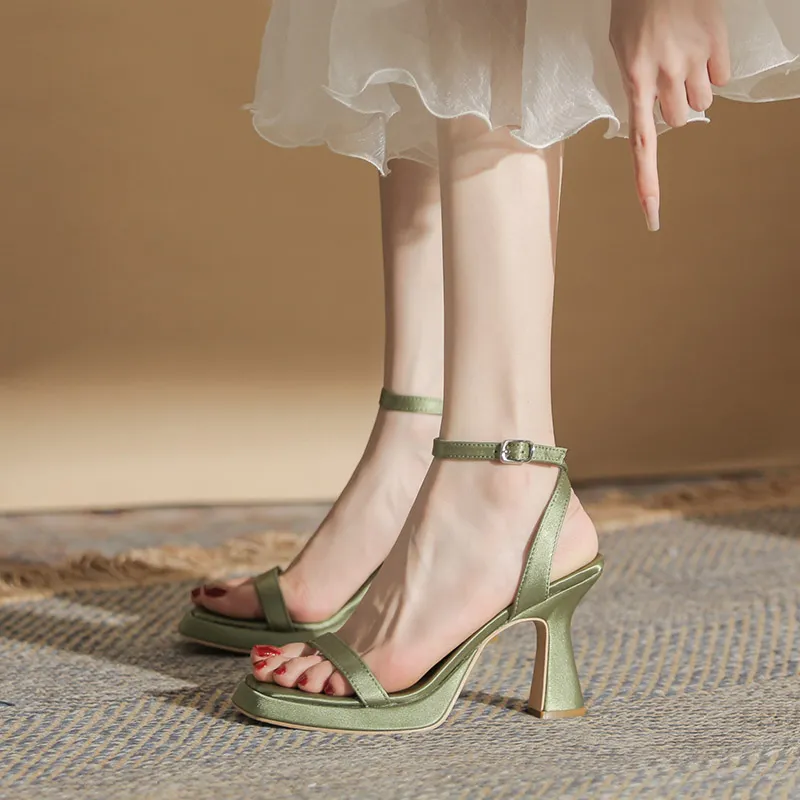 Zubumei One Strap Sandals Women's-11