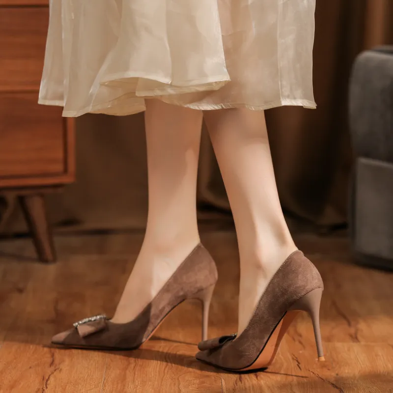Zubumei Slim Heel High Heels Women's-13