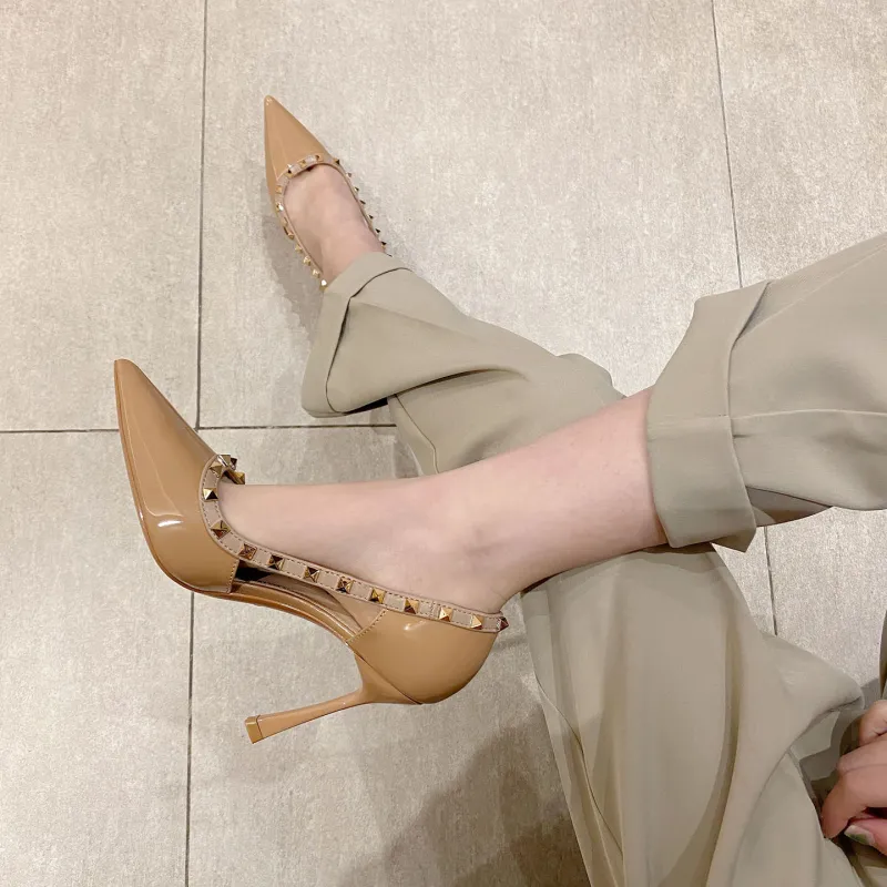 Zubumei Slim Heel High Heels 9.5cm Women's-11