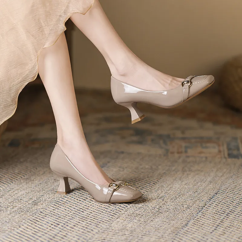 Zubumei Slim Heel High Heels 6cm Women's-16