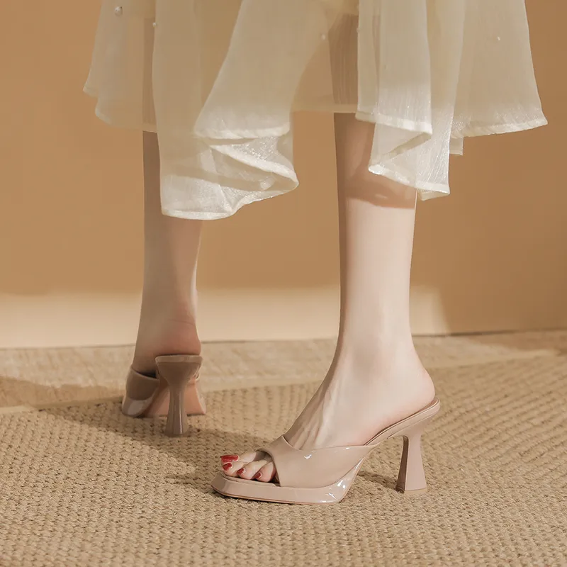 Zubumei Rubber Sole Slide Slippers Women's-9