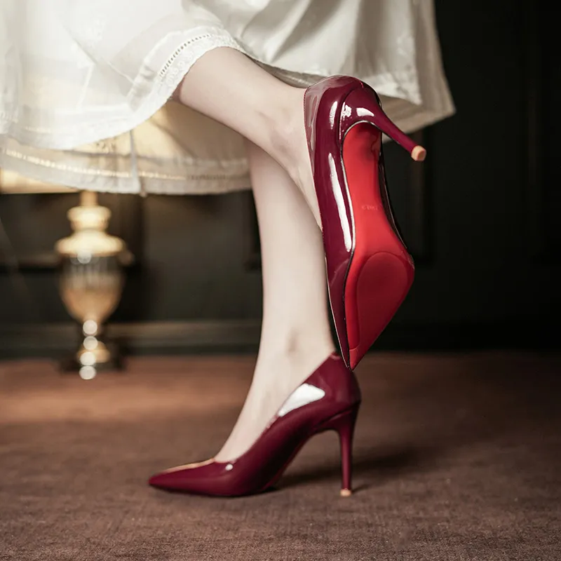 Zubumei Slim Heel High Heels Women's-20