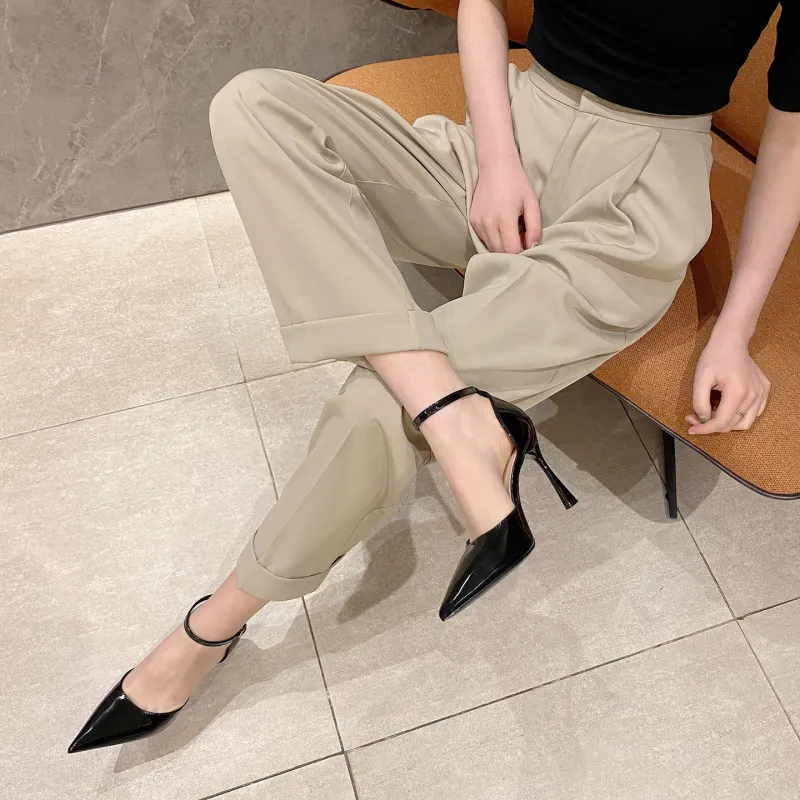 Zubumei High Heels Women's Black, Super Hot Color, Nude-2