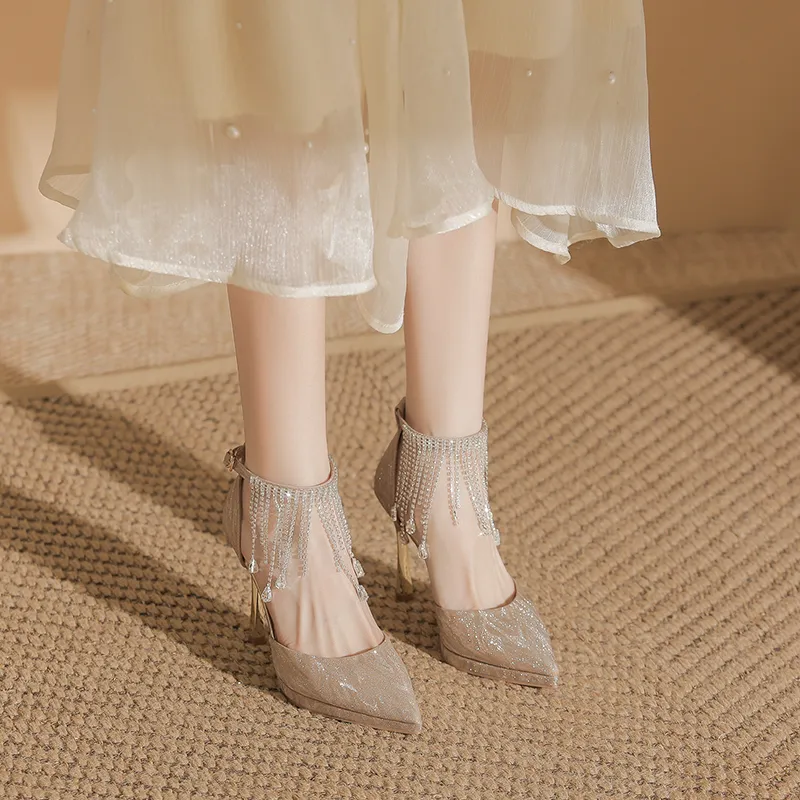 Zubumei Slim Heel High Heels Women's-11