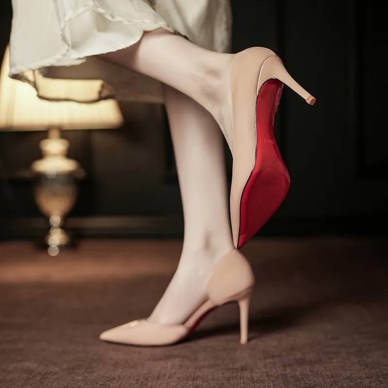 Zubumei Slim Heel High Heels Women's-20