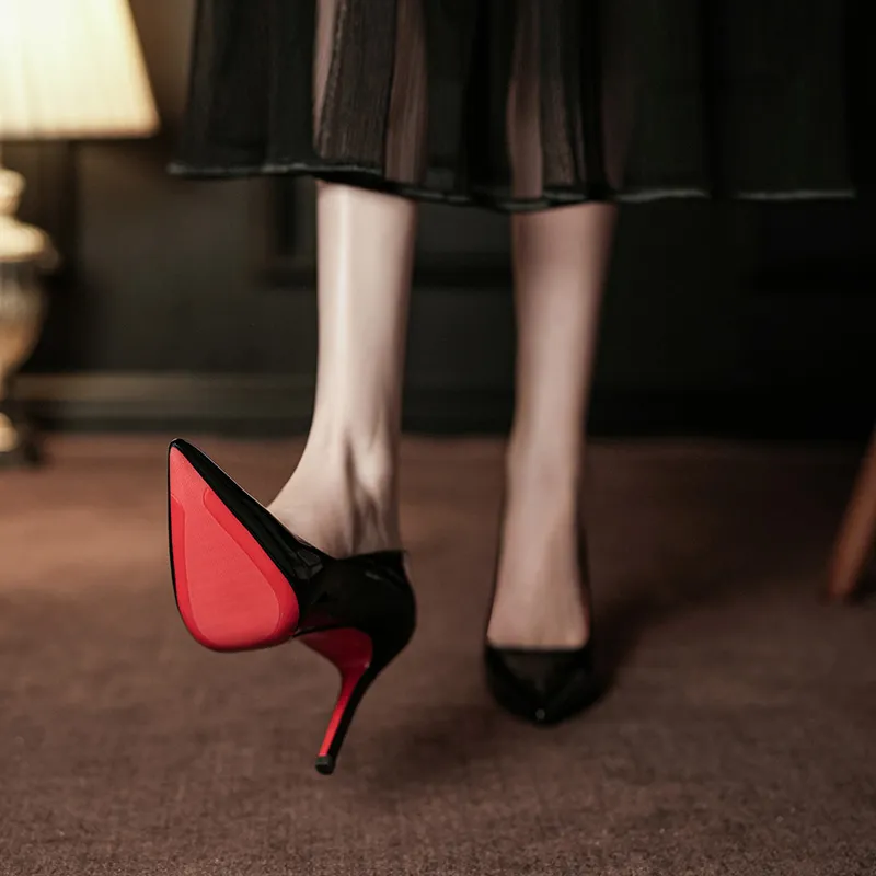 Zubumei Slim Heel High Heels Women's-11