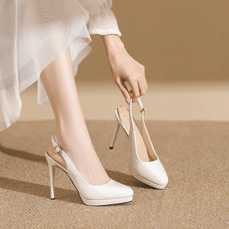 Zubumei Slim Heel High Heels Women's-12