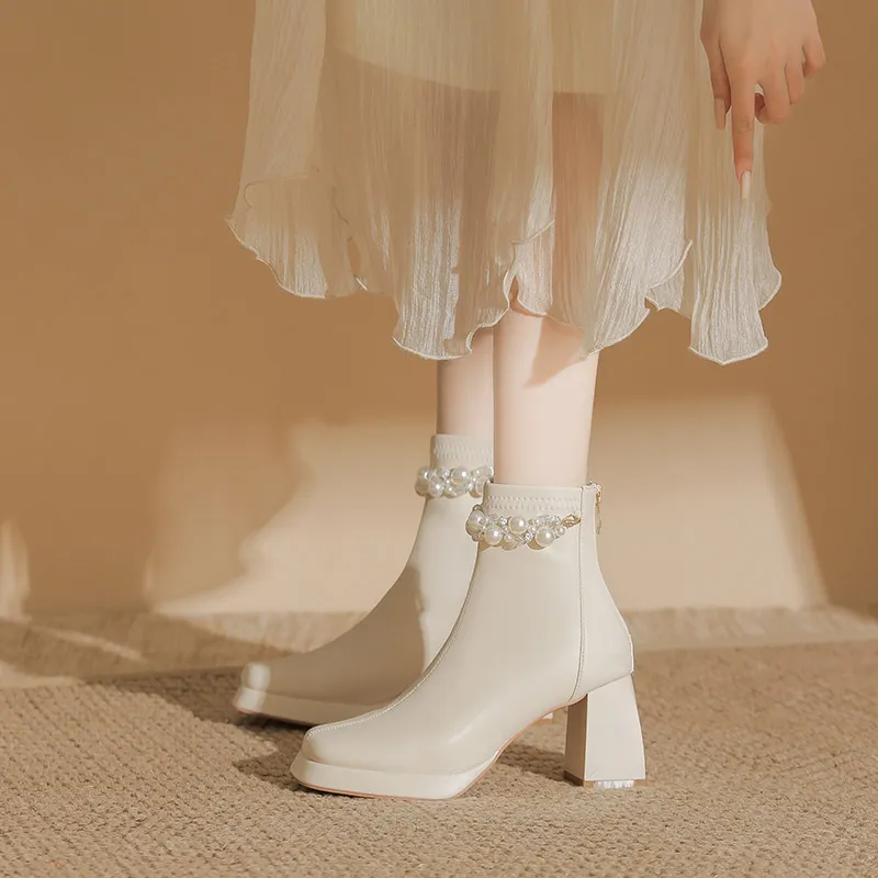 Zubumei Ankle Boots Women's-8