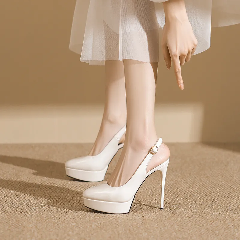 Zubumei Slim Heel High Heels Women's-10