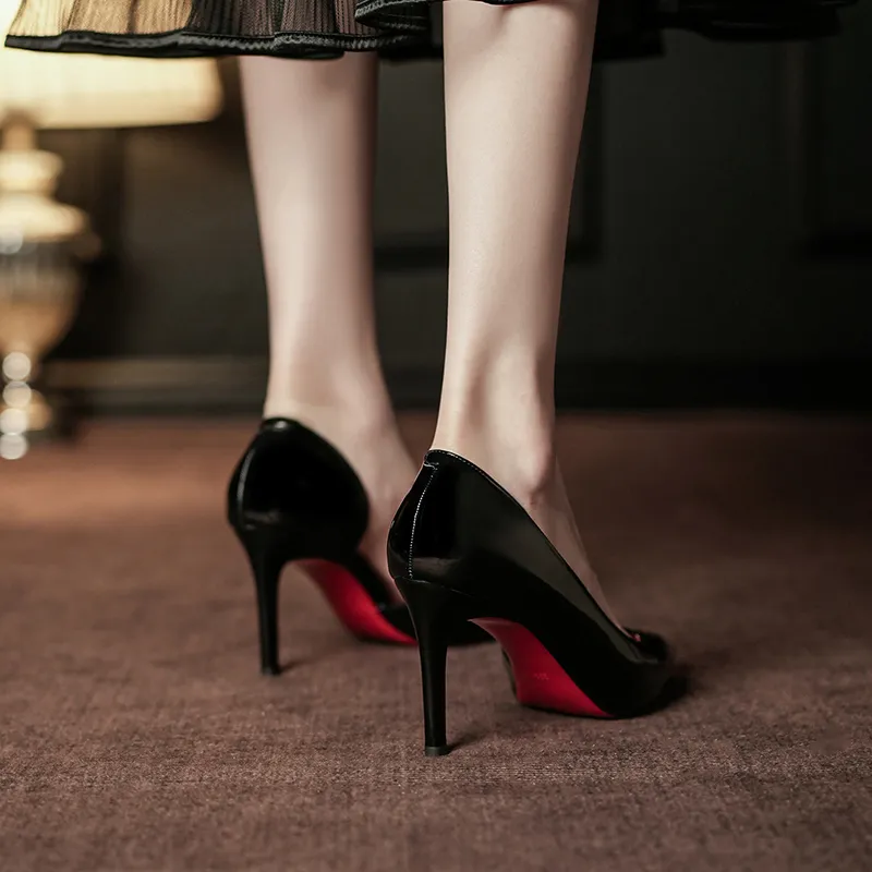 Zubumei Slim Heel High Heels Women's-3