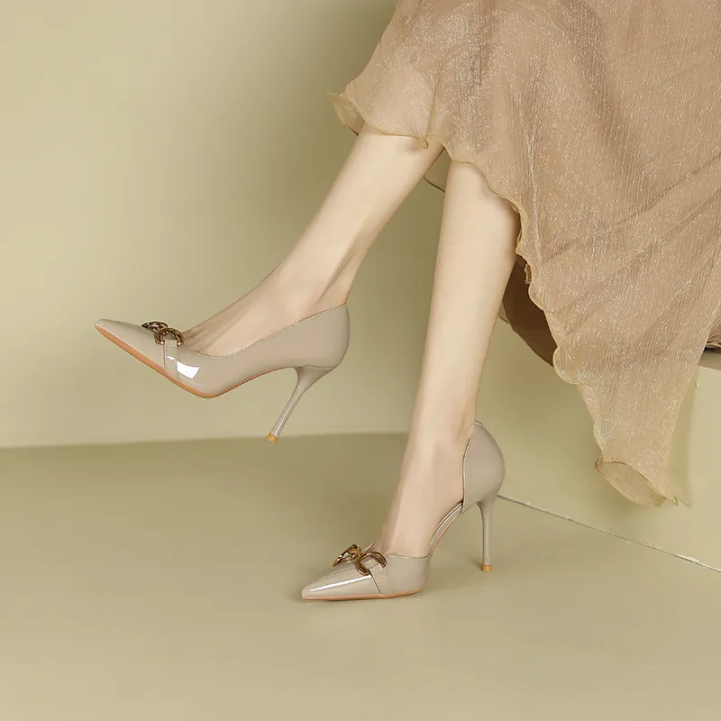 Zubumei Slim Heel High Heels 7cm Women's-10