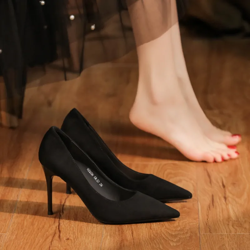 Zubumei Slim Heel High Heels Women's-1