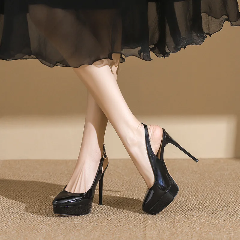 Zubumei Slim Heel High Heels Women's-2
