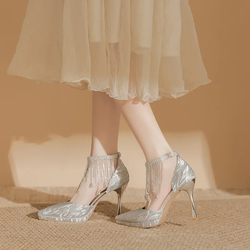 Zubumei Slim Heel High Heels Women's-4