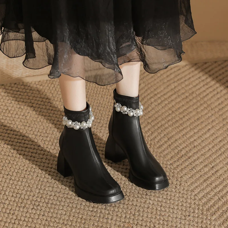 Zubumei Ankle Boots Women's-1