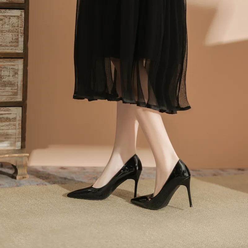 Zubumei Slim Heel High Heels Women's-5