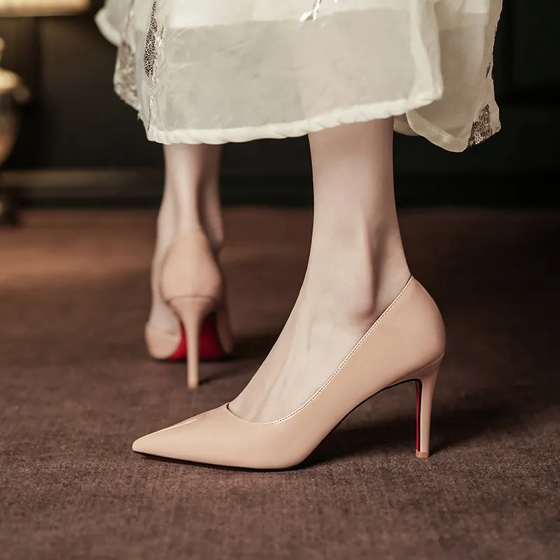 Zubumei Slim Heel High Heels Women's-15