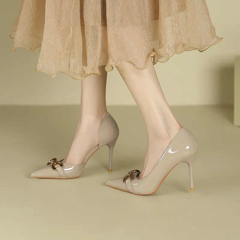 Zubumei Slim Heel High Heels 7cm Women's-12