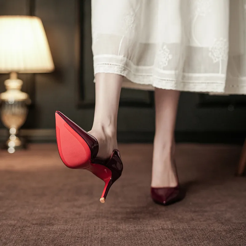 Zubumei Slim Heel High Heels Women's-27