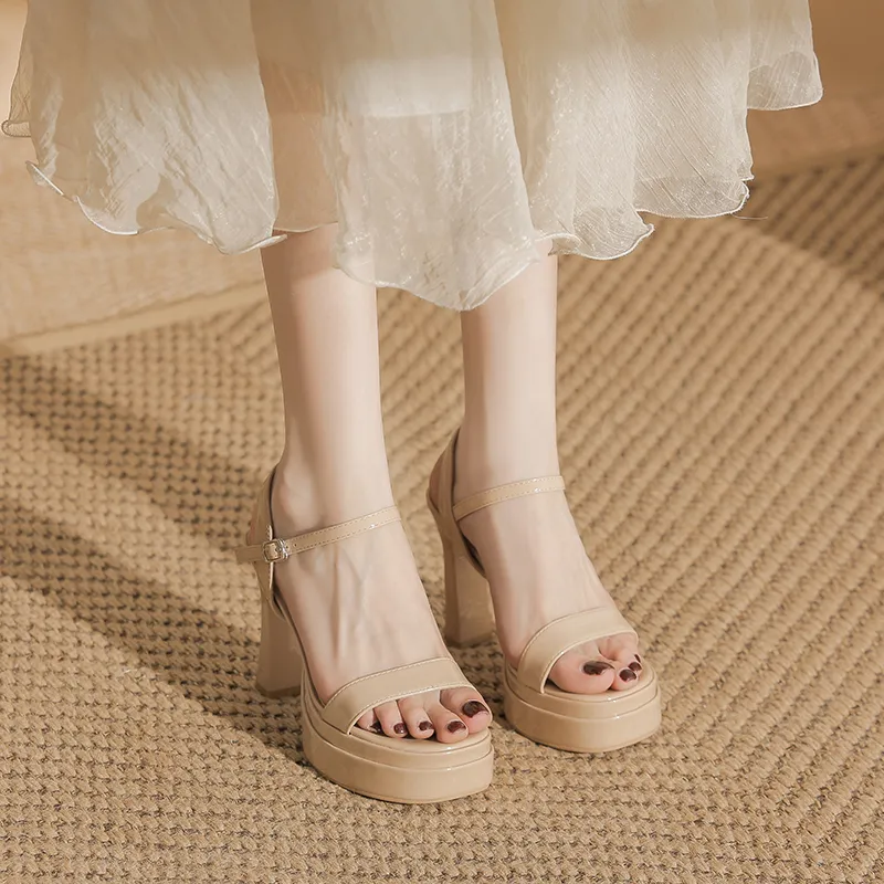 Zubumei One Strap Sandals Women's-11