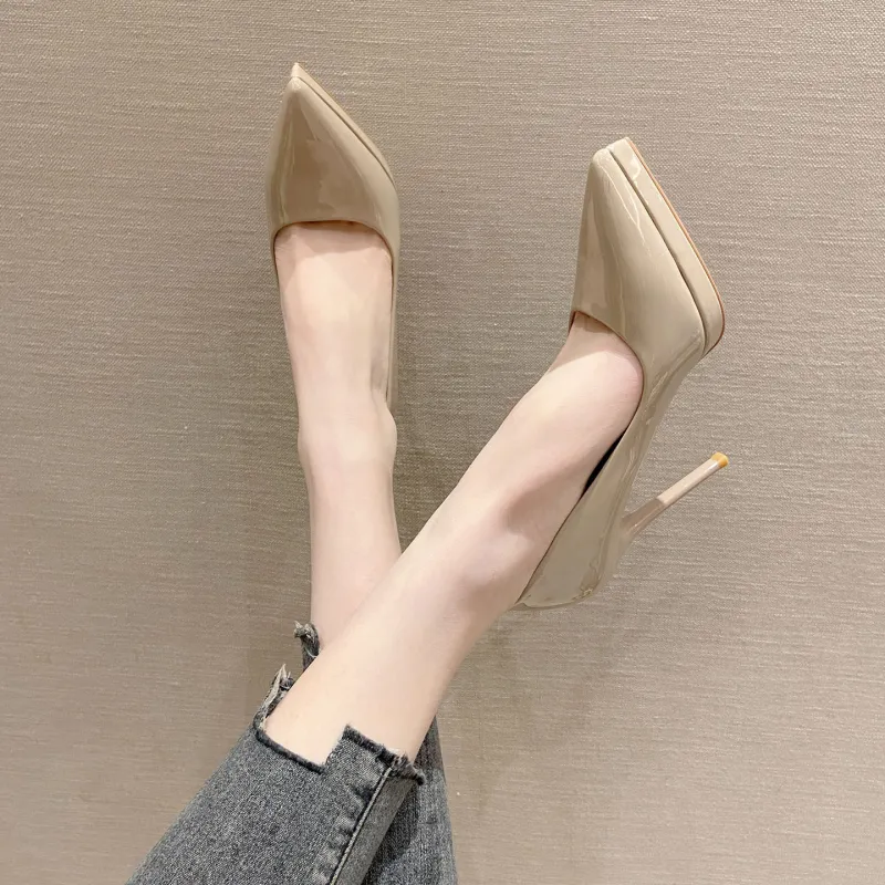 Zubumei Slim Heel High Heels 10.5CM Women's-3