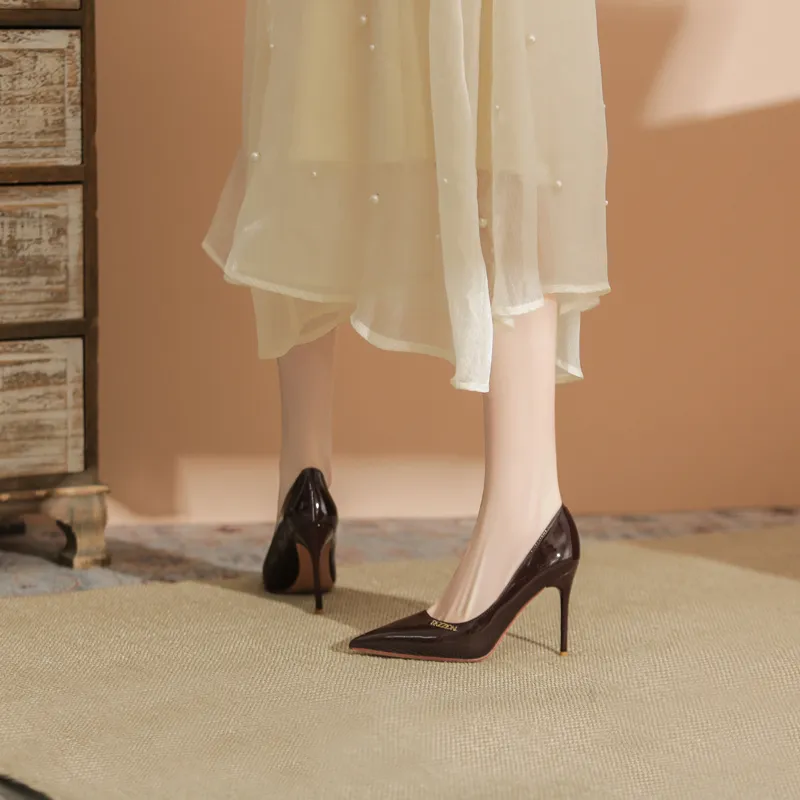 Zubumei Slim Heel High Heels Women's-12