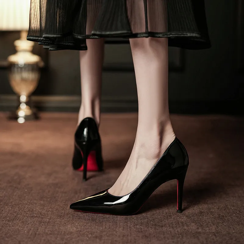 Zubumei Slim Heel High Heels Women's-14