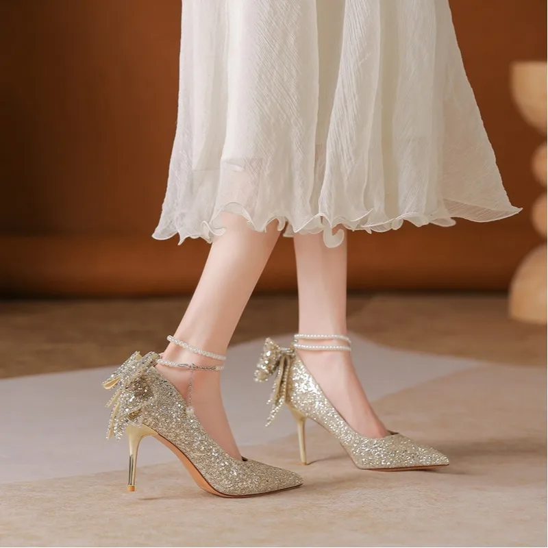 Zubumei Slim Heel High Heels 8.5cm Women's-8