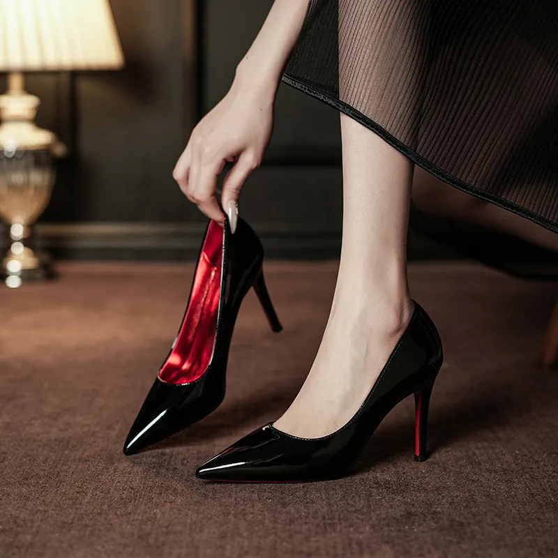 Zubumei Slim Heel High Heels Women's-9