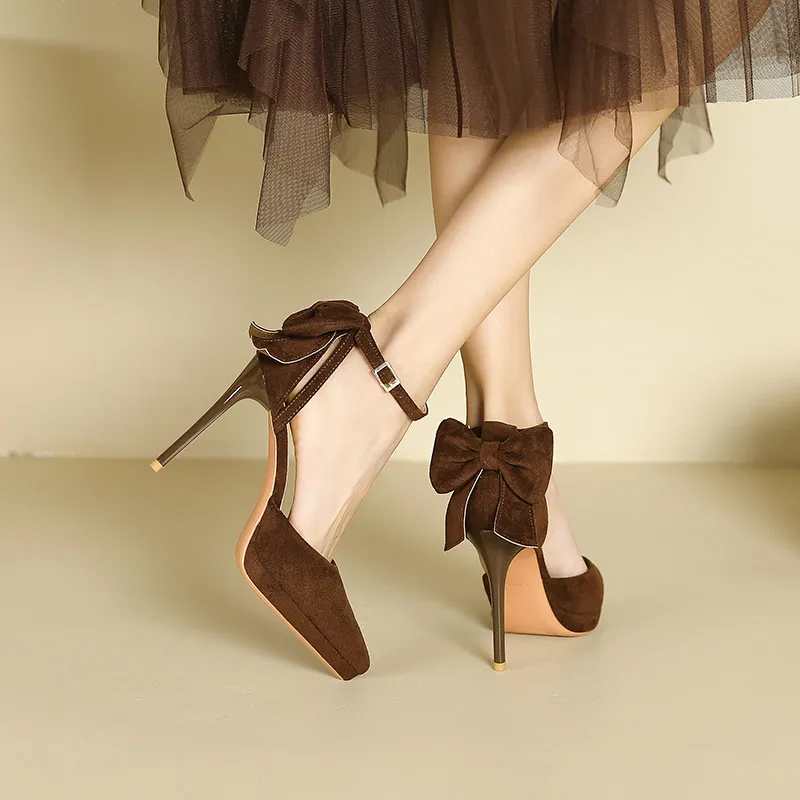 Zubumei Slim Heel High Heels 10.5cm Women's-13