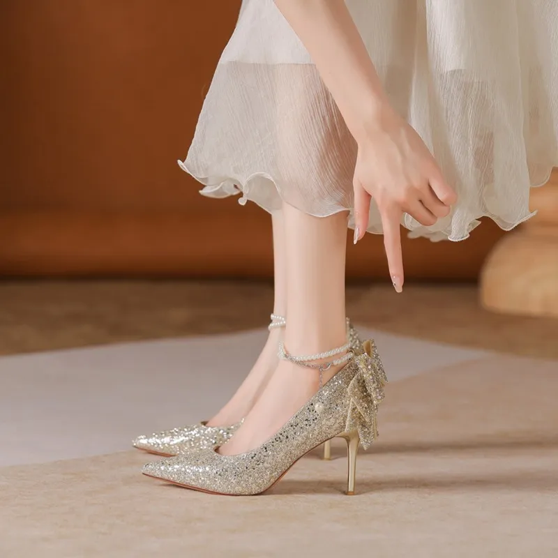 Zubumei Slim Heel High Heels 8.5cm Women's-9