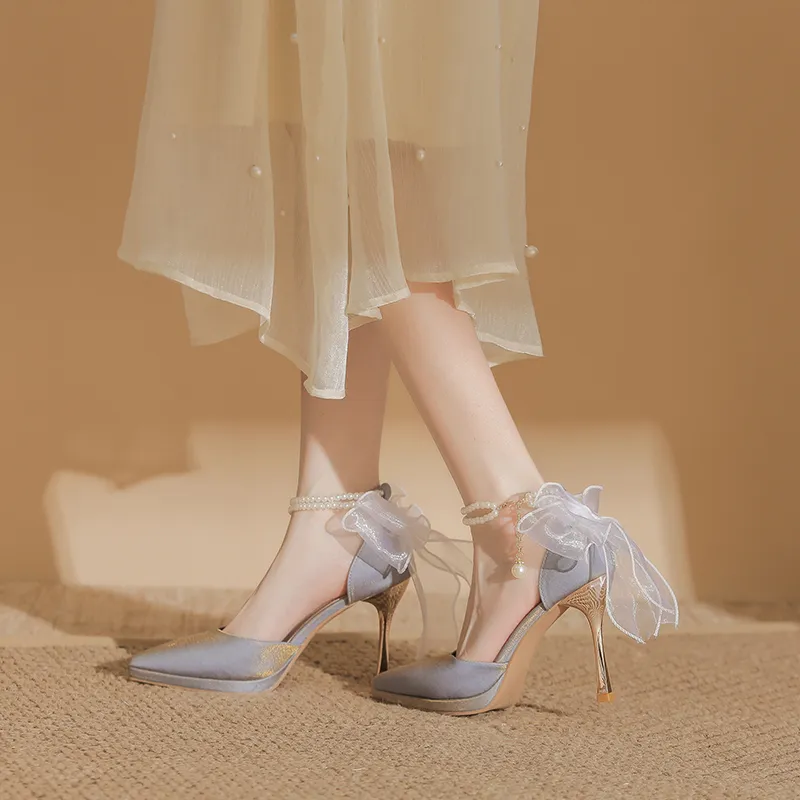 Zubumei Slim Heel High Heels Women's-16