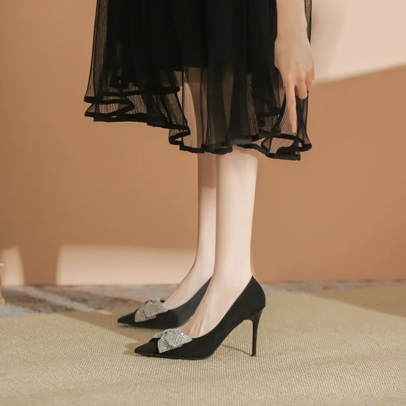 Zubumei Slim Heel High Heels Women's-4