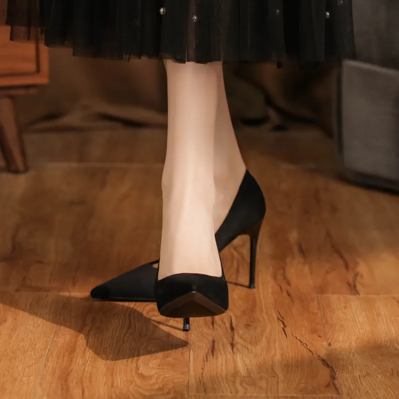 Zubumei Slim Heel High Heels Women's-5