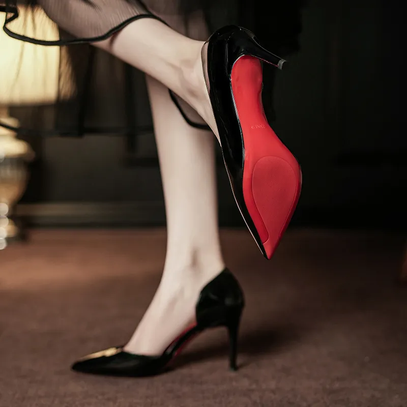 Zubumei Slim Heel High Heels Women's-5