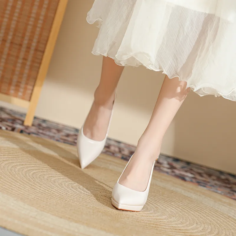 Zubumei Slim Heel High Heels 10.5cm Women's-10