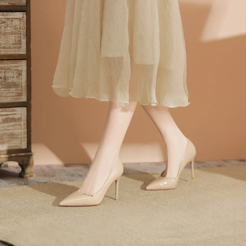 Zubumei Slim Heel High Heels Women's-15