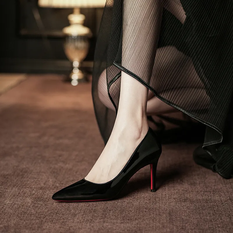 Zubumei Slim Heel High Heels Women's-1