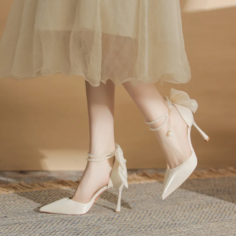 Zubumei Slim Heel High Heels Women's-4