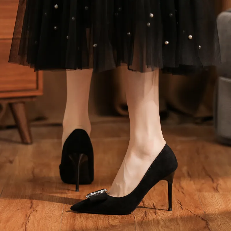Zubumei Slim Heel High Heels Women's-6
