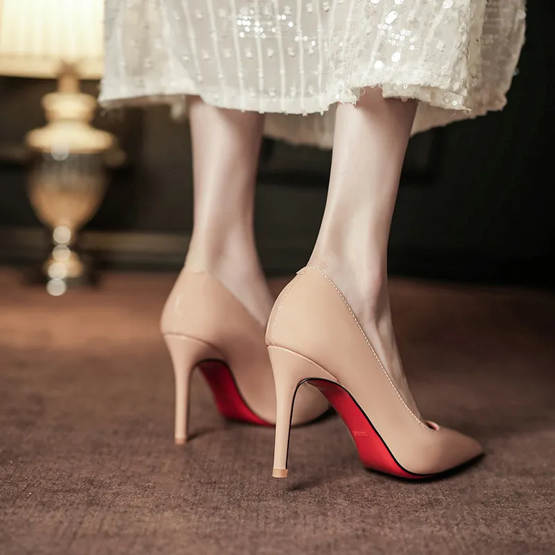 Zubumei Slim Heel High Heels Women's-2