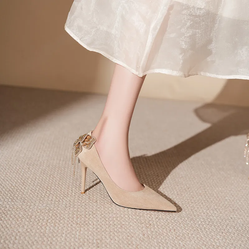 Zubumei Slim Heel High Heels Women's-12